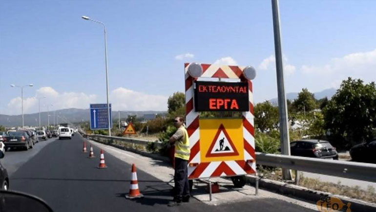 Εργασίες συντήρησης στην εθνική οδό Θεσσαλονίκης – Ν. Μουδανιών