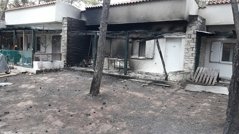 Αρκετές φθορές υπέστησαν τα ΚΑΑΥ του Στρατού Ξηράς στον Άγιο Ανδρέα