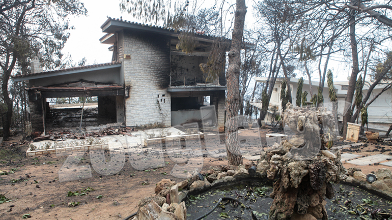 Τα σπίτια των επωνύμων που κάηκαν