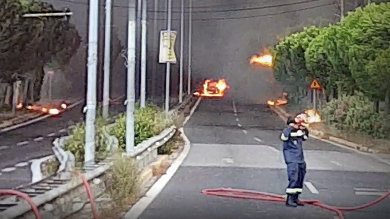 Βίντεο-ντοκουμέντο: Έτσι τους ξέφυγε η φωτιά