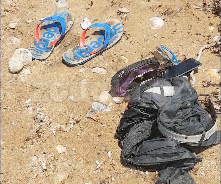 Τα προσωπικά αντικείμενα του αγνοούμενου