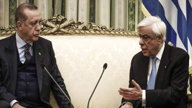 Μήνυμα στήριξης Ερντογάν σε Παυλόπουλο για την τραγωδία που έπληξε την Αττική