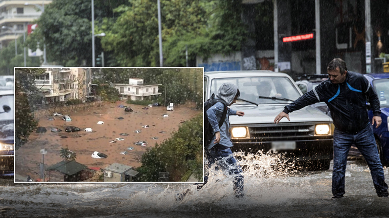 Καταιγίδα και πλημμύρες στα βόρεια προάστια