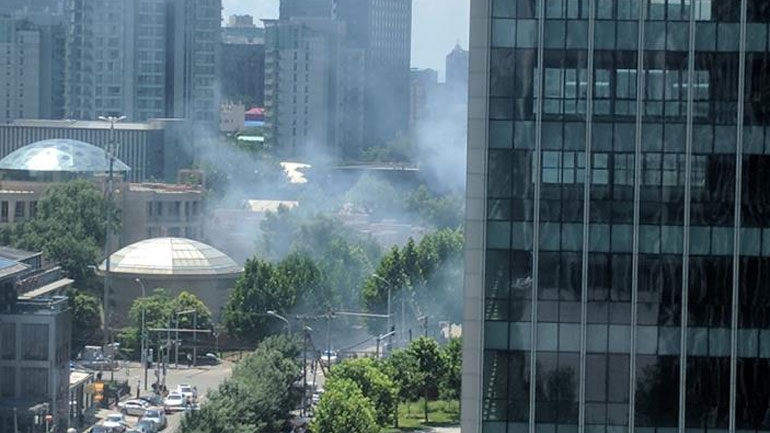 Έκρηξη σημειώθηκε κοντά στην πρεσβεία των ΗΠΑ στο Πεκίνο