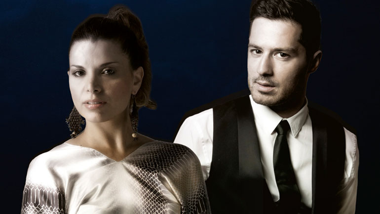 Αδάμ Τσαρούχης και Marian Georgiou «La Luna» στο café του Νομισματικού Μουσείου