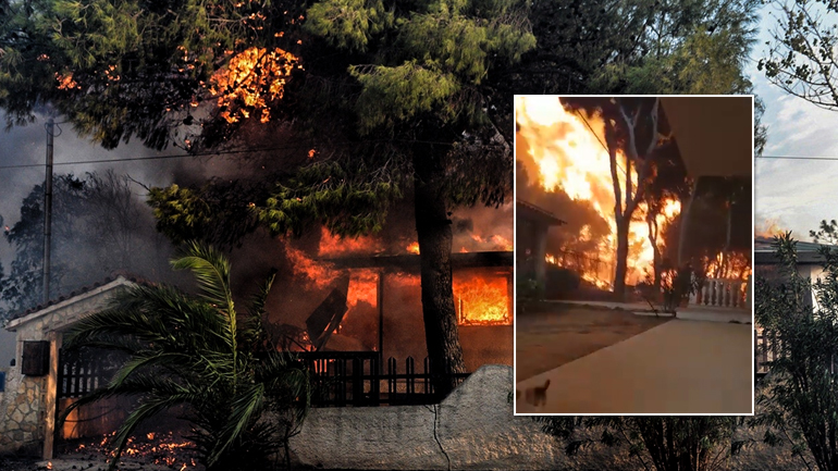 Βίντεο – ντοκουμέντο: Η ταχύτητα της φωτιάς που έκαιγε τα σπίτια Βίντεο – ντοκουμέντο: Η ταχύτητα της φωτιάς που έκαιγε τα σπίτια