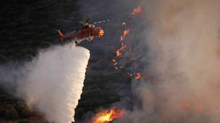Ενεργό το μέτωπο στα Γεράνεια Όρη
