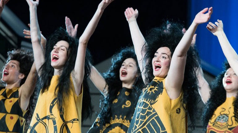 «Θεσμοφοριάζουσες» στο Αρχαίο Θέατρο Επιδαύρου, σε σκηνοθεσία Β. Θεοδωρόπουλου