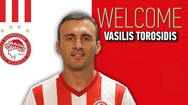Επέστρεψε στον Ολυμπιακό ο Βασίλης Τοροσίδης