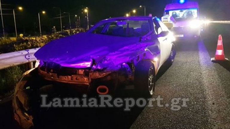 Τροχαίο στην εθνική oδό Αθηνών – Λαμίας