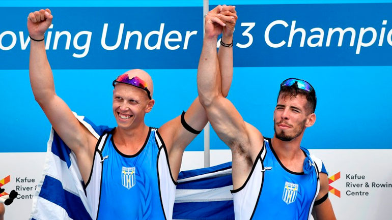 Κωπηλασία: Παγκόσμιοι πρωταθλητές οι Στεργιάκας και Καλανδαρίδης