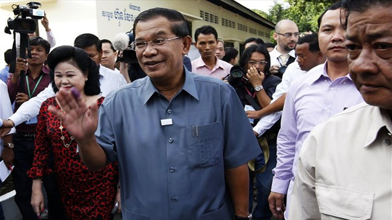 Το Λαϊκό Κόμμα της Καμπότζης ανακοίνωσε τη νίκη του τις γενικές εκλογές