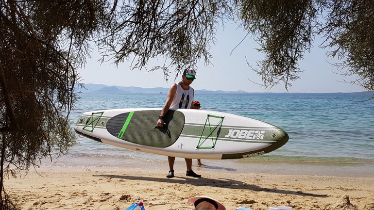 SUP για γυμναστική και χαλάρωση...