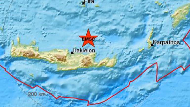 Σεισμός 3 Ρίχτερ στην Κρήτη