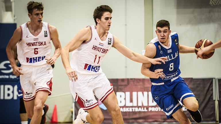 Μπάσκετ: Δεύτερη νίκη για τους Έφηβους, 76-67 την Κροατία