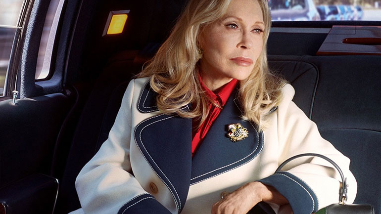H 77χρονη ηθοποιός Faye Dunaway πρωταγωνιστεί στη νέα καμπάνια της Gucci!