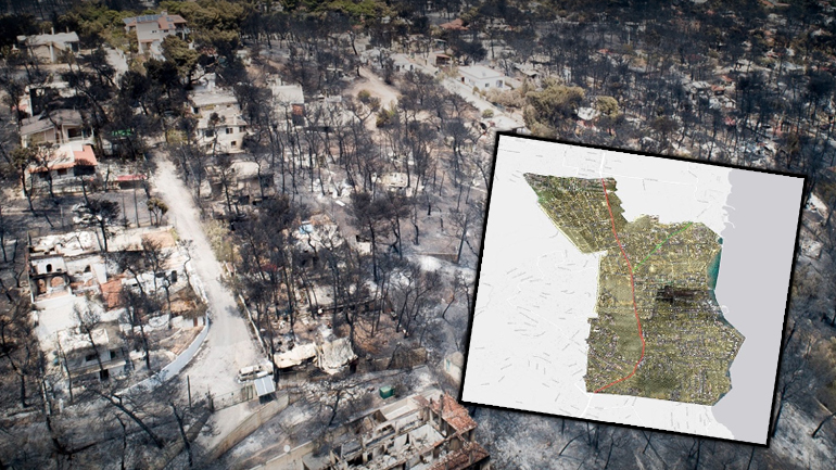 Καμένο ολοσχερώς το 70% του οικισμού Μάτι