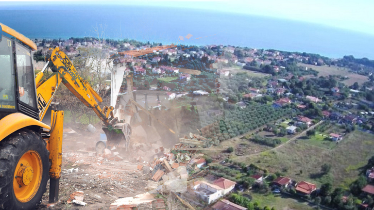 Μπαίνουν μπουλντόζες σε 61 αυθαίρετα