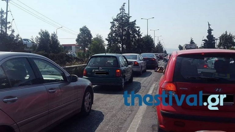 Αυξημένη κίνηση και μποτιλιάρισμα στη Χαλκιδική