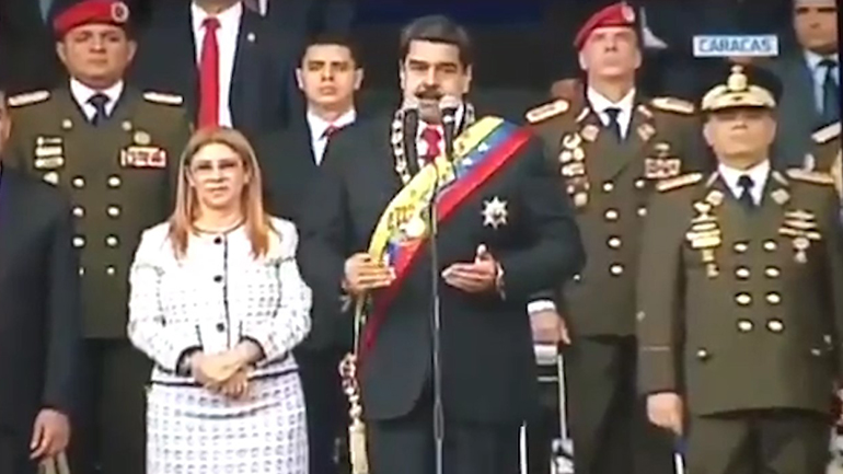 Βενεζουέλα: Διεκόπη απότομα η τηλεοπτική μετάδοση ομιλίας του Μαδούρο σε στρατιωτική εκδήλωση