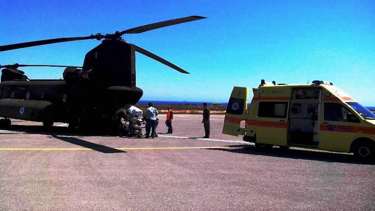 Ελικόπτερα της Αεροπορίας Στρατού μετέφεραν 29 ασθενείς από νησιά του Αιγαίου τον Ιούλιο