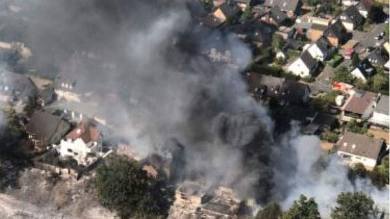 Γερμανία: Περίπου 40 τραυματίες από πυρκαγιά που ξέσπασε στη βόρεια πόλη Ζίγκμπουργκ