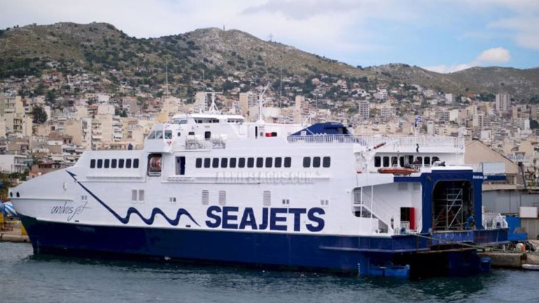 Ενημέρωση για το ταχύπλοο Andros Jet και το πρόβλημα των φερτών υλικών που συνεχίζει να υφίσταται