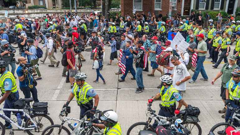 ΗΠΑ: Πορεία και συγκέντρωση ακροδεξιών στην Ουάσινγκτον