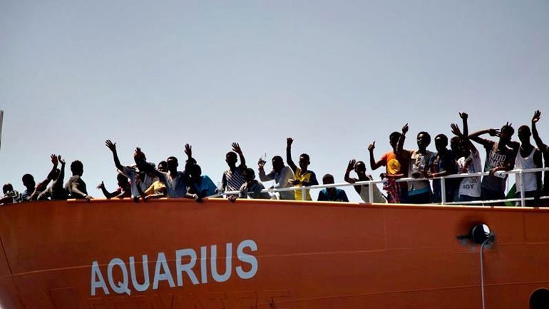 SOS Mediterranee: «Η συμφωνία για το Aquarius ένα “πρώτο βήμα” προς έναν αποτελεσματικό μηχανισμό υποδοχής»