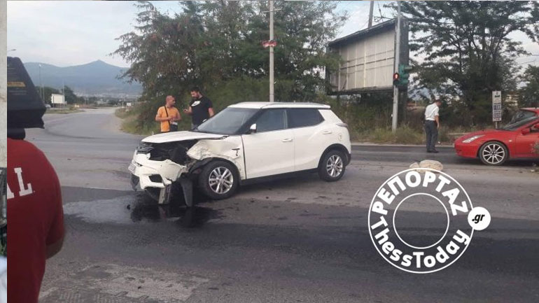 Θεσσαλονίκη: Τροχαίο ατύχημα στη Λεωφ. Γεωργικής Σχολής – Δύο τραυματίες