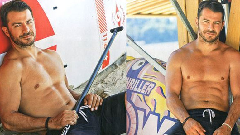 Ο Γιώργος Αγγελόπουλος φωτογραφίζεται μόνο με το μαγιό του!