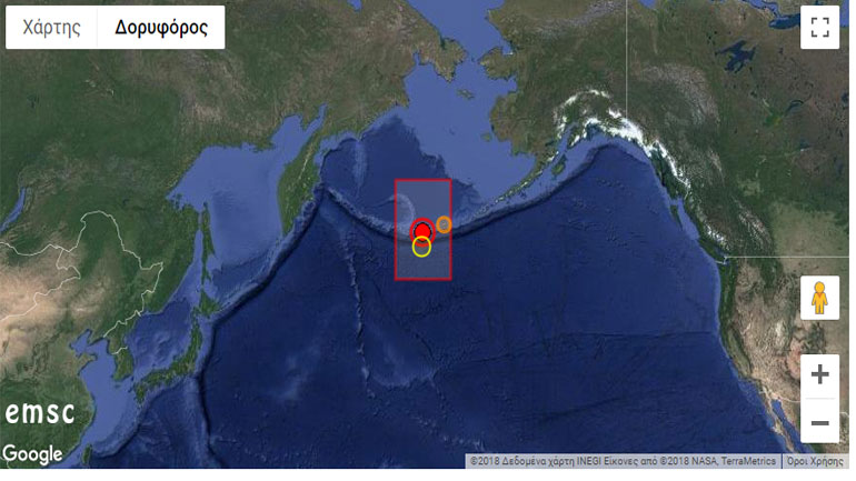 Σεισμός 6,6 Ρίχτερ στις Αλεούτιες Νήσους