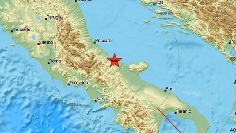 Σεισμός 5,1 Ρίχτερ ταρακούνησε τη νότια Ιταλία – Ρωγμές σε κτίρια