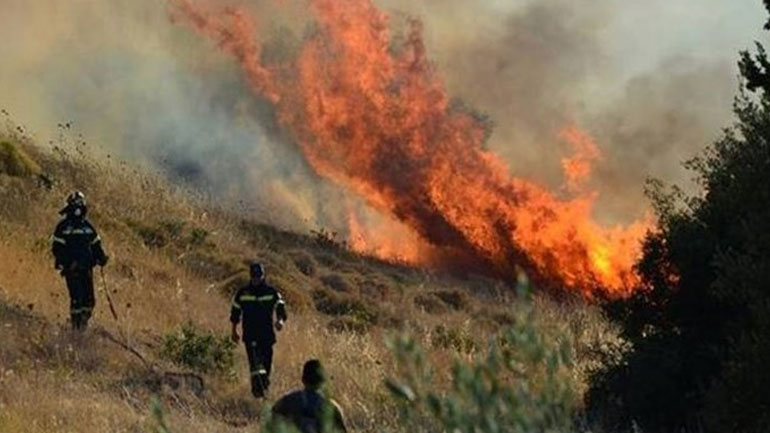 Πολύ υψηλός ο κίνδυνος πυρκαγιάς – Σε επιφυλακή οι Αρχές
