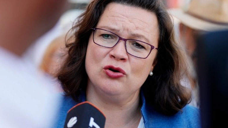 Αντρέα Νάλες: Παραμένει η ιδέα συνασπισμού SPD-Πράσινων και Αριστεράς