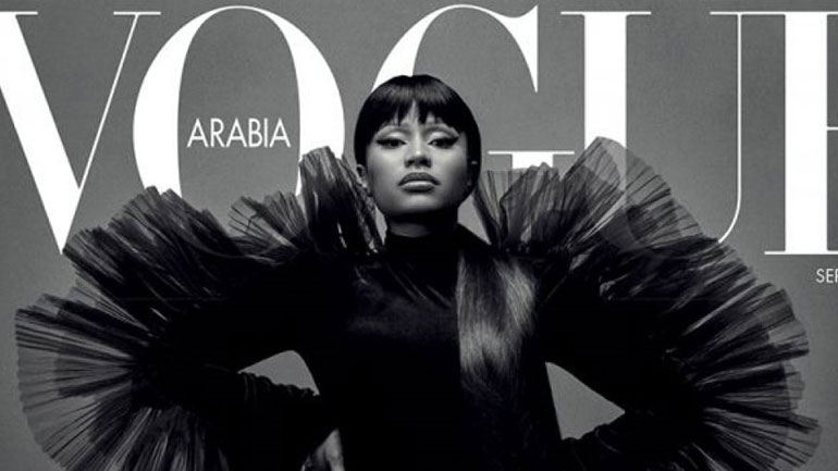 Η Nicki Minaj ποζάρει για πρώτη φορά στο εξώφυλλο της Vogue