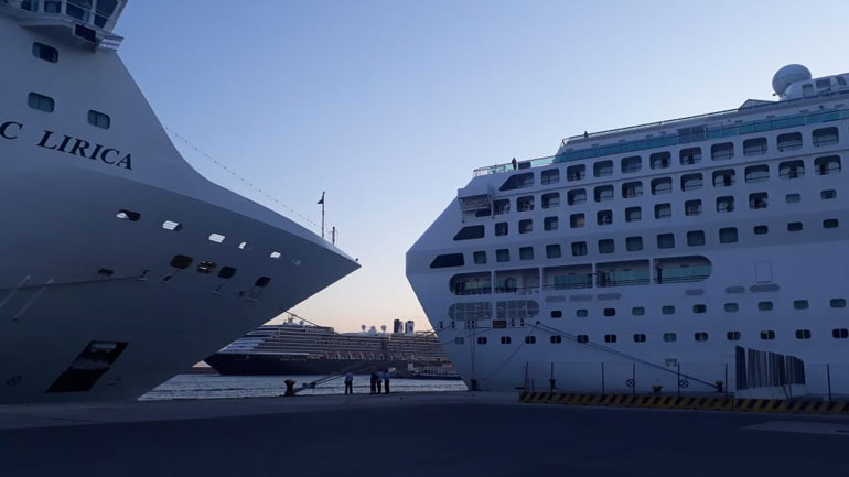 Στο Ηράκλειο αγκυροβόλησαν τρία κρουαζιερόπλοια με 9.000 τουρίστες