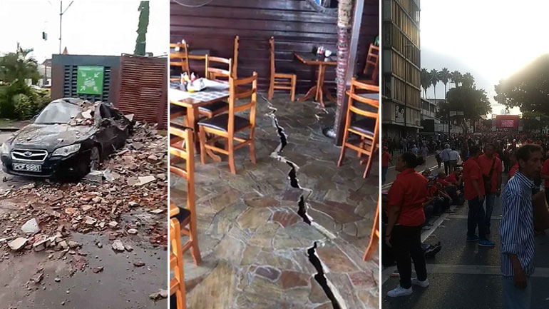 Ισχυρός σεισμός 7,3 Ρίχτερ στη Βενεζουέλα – Βίντεο από τη στιγμή της δόνησης