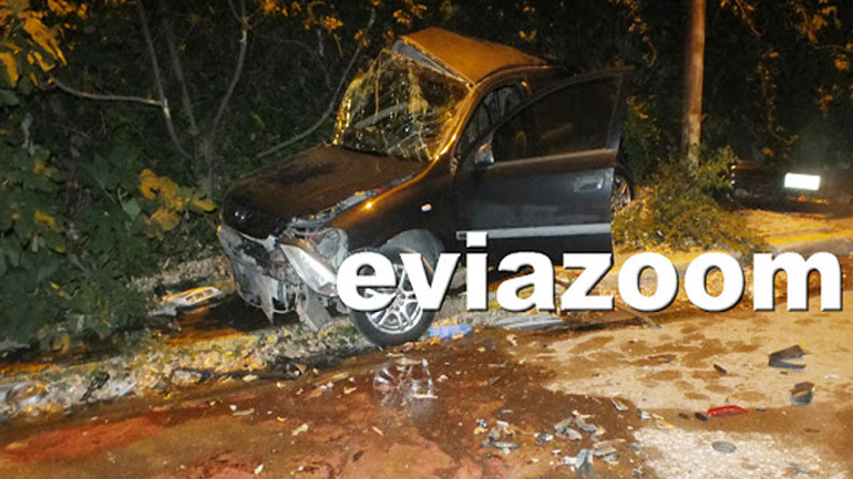 Τροχαίο δυστύχημα με δύο νεκρούς στη Χαλκίδα