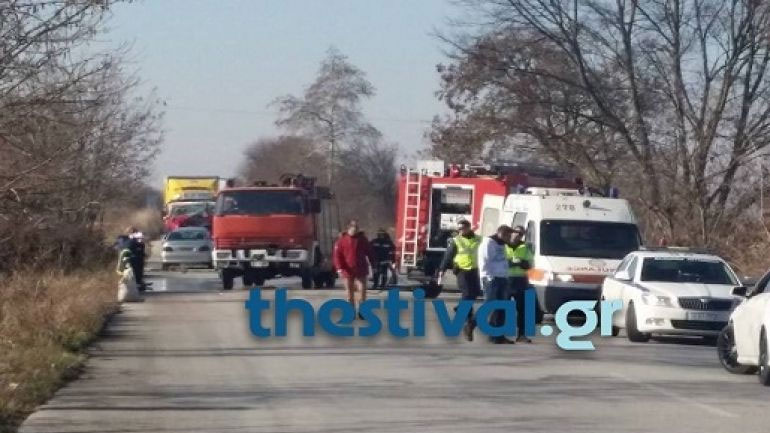 Καραμπόλα με τέσσερα Ι.Χ. στη Γερακινή Χαλκιδικής