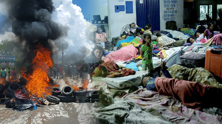 Εικόνες Ειδομένης στα σύνορα Βενεζουέλας – Βραζιλίας