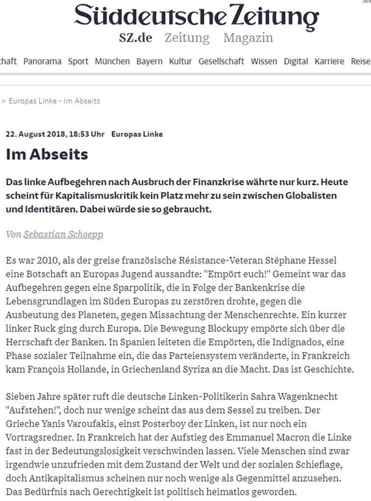To σχετικό άρθρο στη Süddeutsche Zeitung 