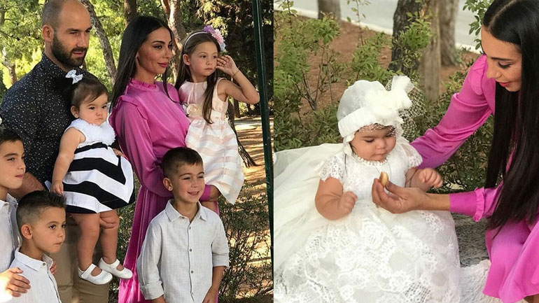 Βασίλης Σπανούλης & Ολυμπία Χοψονίδου: Βάπτισαν την κόρη τους σε στενό οικογενειακό κύκλο!