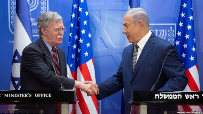 Η επίσκεψη του Μπόλτον στο Τελ Αβίβ σηματοδοτεί τις κοινές προετοιμασίες ΗΠΑ-Ισραήλ για την αντιμετώπιση της ιρανικής παρουσίας στη Συρία