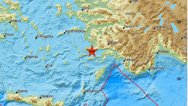 Σεισμός 3,1 Ρίχτερ στα Δωδεκάνησα