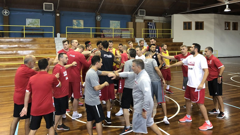 Mπάσκετ: Πρώτη προπόνηση για τον Ολυμπιακό στο Μέτσοβο