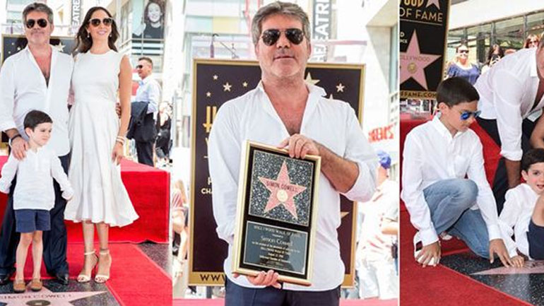 O Simon Cowell απέκτησε το δικό του αστέρι στo Hollywood Walk of Fame!