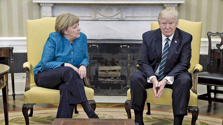 Επικοινωνία Μέρκελ – Τραμπ για τις εξελίξεις στη Συρία
