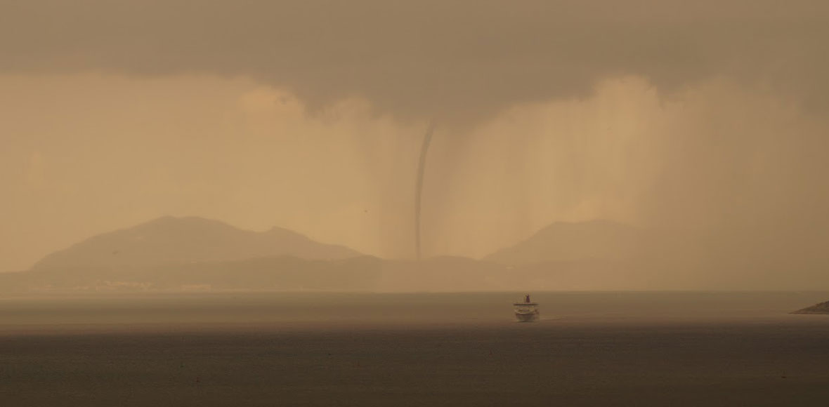 Υδροστρόβιλος στην Ηγουμενίτσα