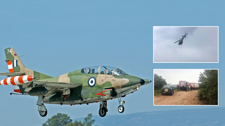 Πτώση εκπαιδευτικού αεροσκάφους νοτίως της Τρίπολης